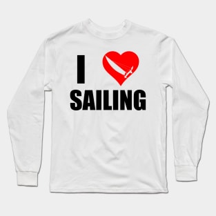 I love sailing on catamarans Long Sleeve T-Shirt